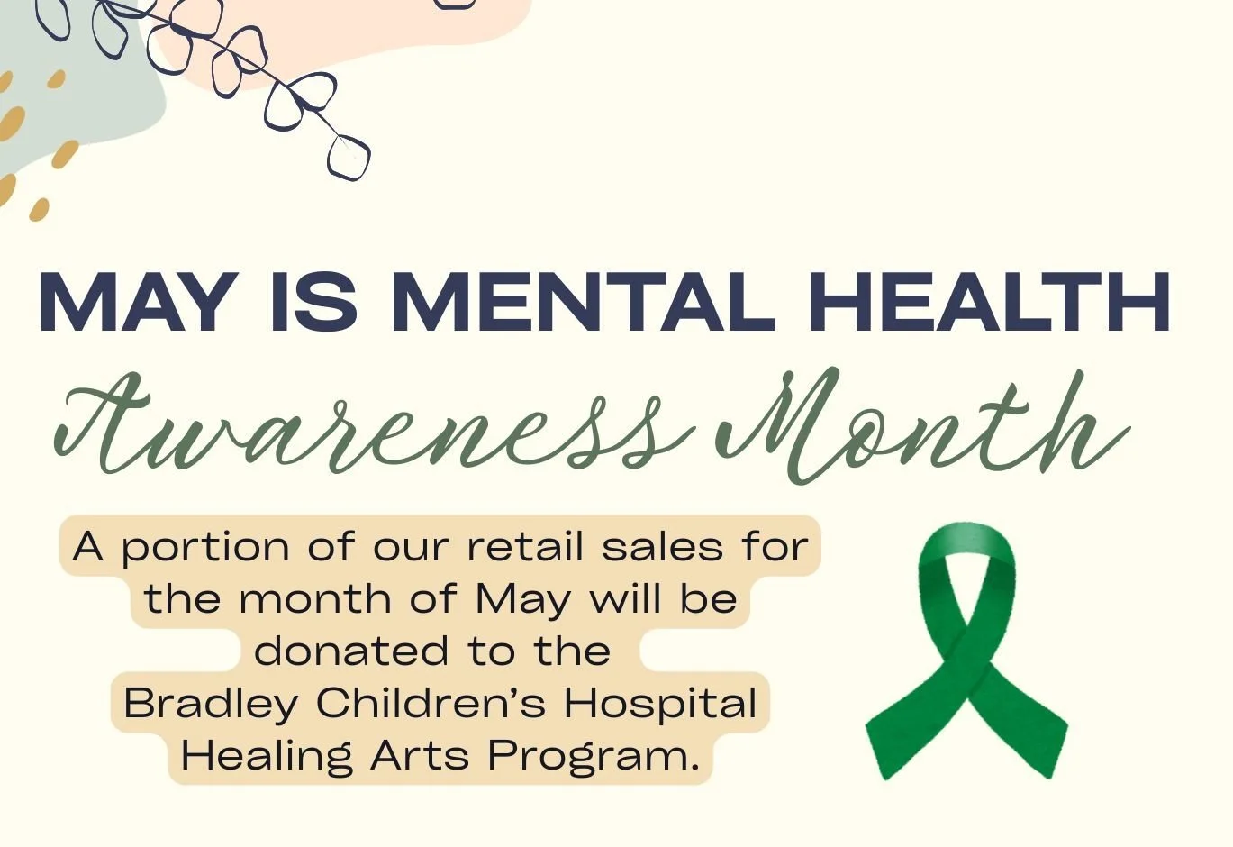 Mental Health Awareness Month at Studio B Salon: Supporting Healing Through Art