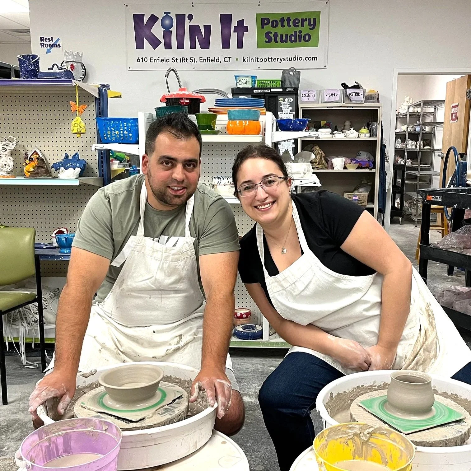 1 Hour Pottery Wheel Workshop, Fri. 4/10, 7-8pm