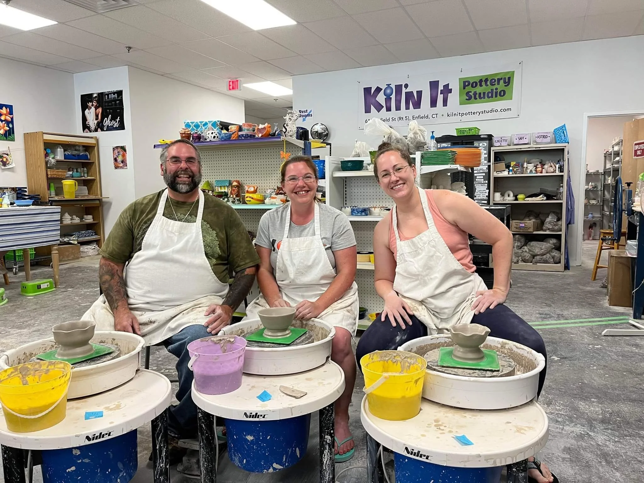 Pottery Wheel & Sculpting Workshops — Kil'n It Pottery Studio