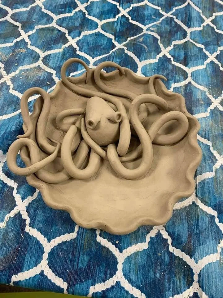 Octopus Dish Sculpting Workshop, Sat. 6/20, 6-8pm