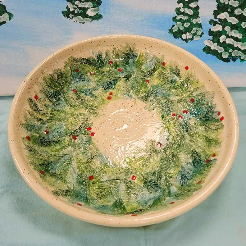 Wreath Bowl Wheel Workshop, Sat. 11/29, 6-8pm