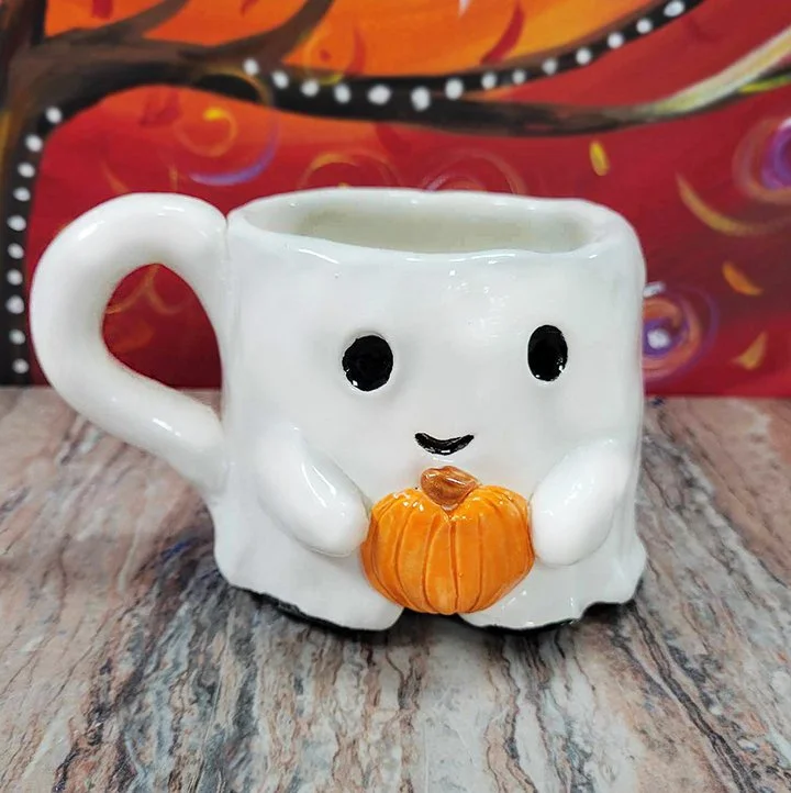 Boo-ty Ghost Mug Sculpting Workshop, Fri. 9/18, 6-8pm