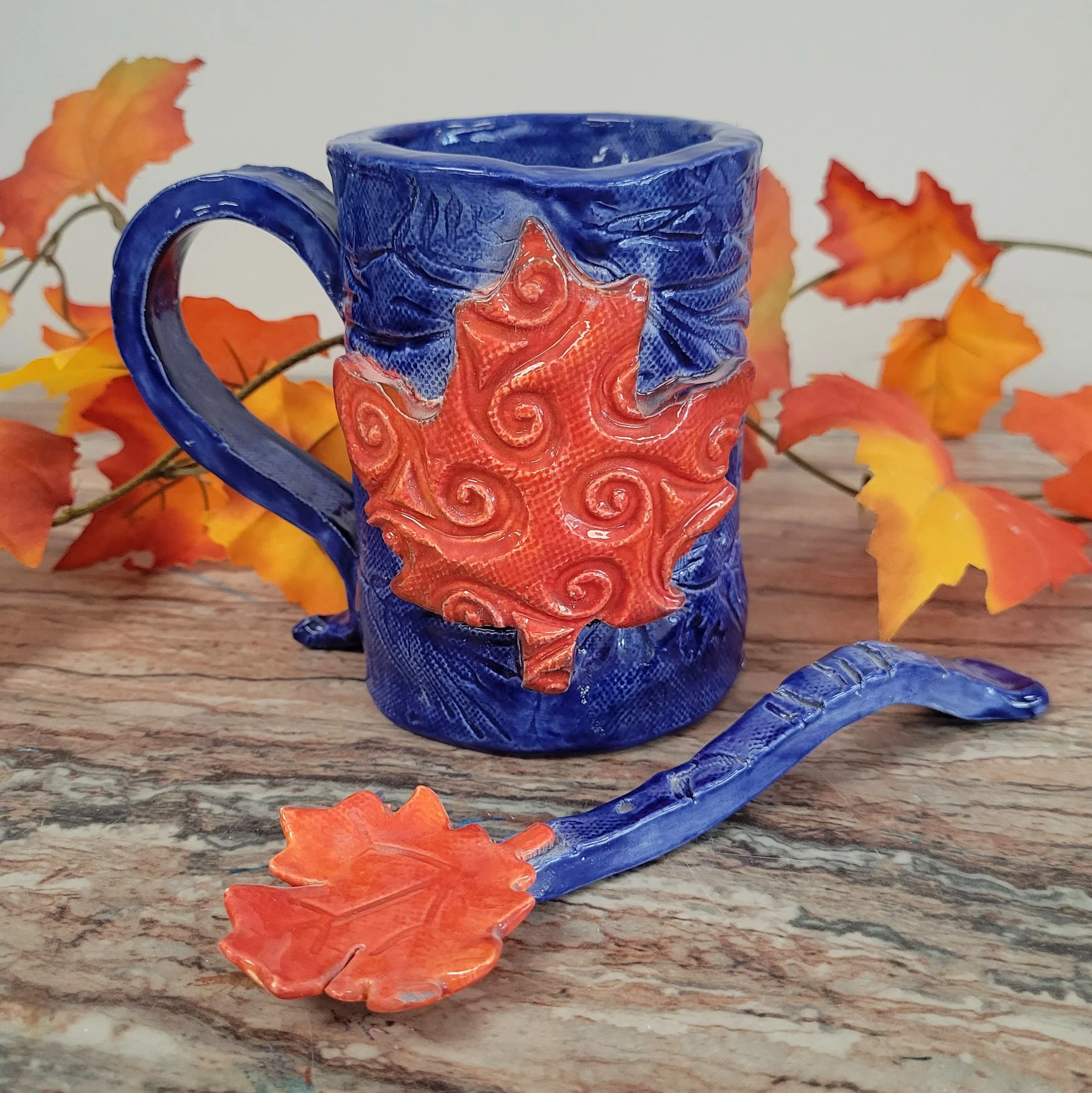 fall leaf mug and spoon.jpg