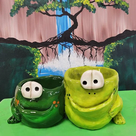 Frog Friends Planter Sculpting Workshop, Fri. 2/20, 6-8pm