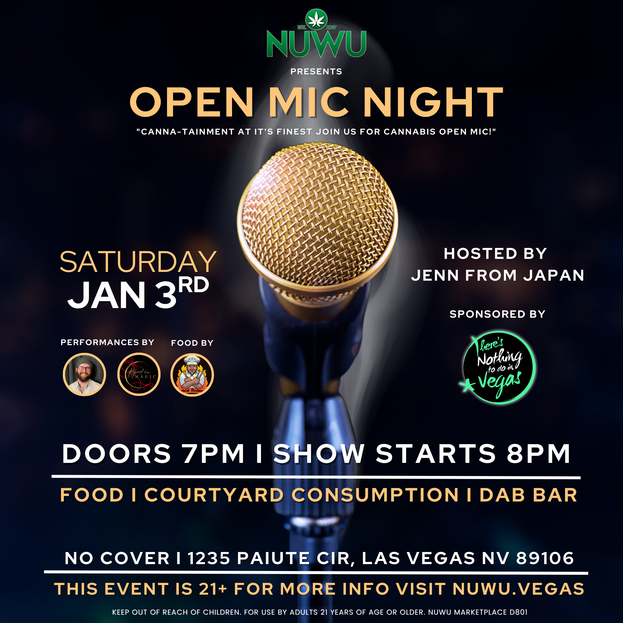 Open Mic Night Hosted by Jenn From Japan