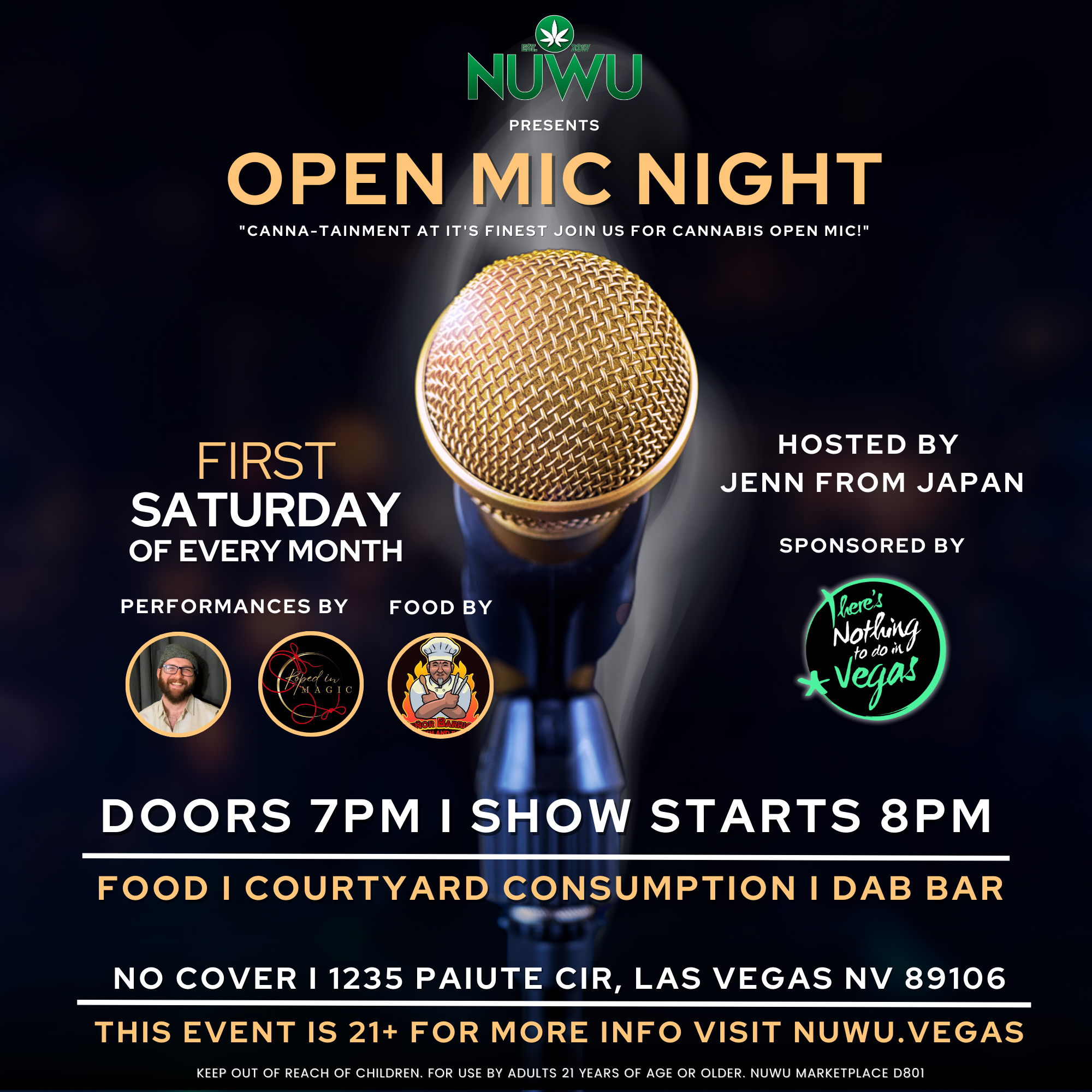 Open Mic Night Hosted by Jenn From Japan