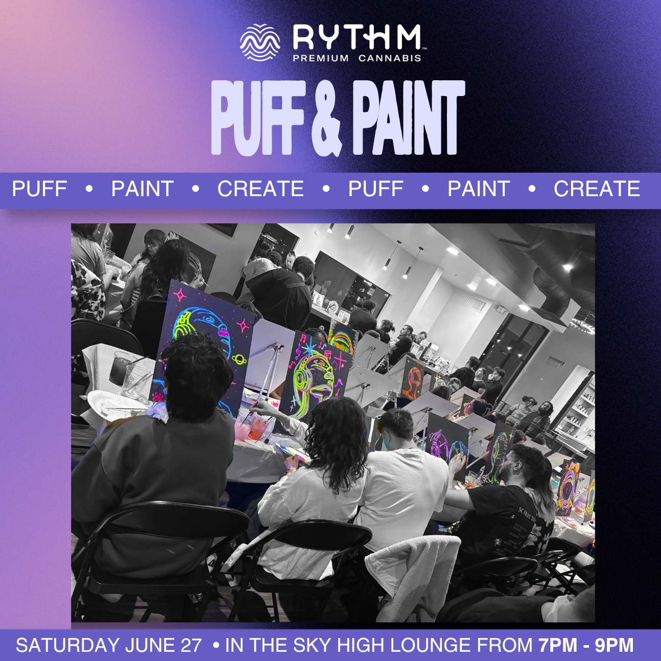 Rythm &amp; Puff Paint Educate Present: Puff &amp; Paint (Animal Face Edition)