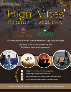 High Vibes Summer Solstice Flow Hosted by Adriana Lee