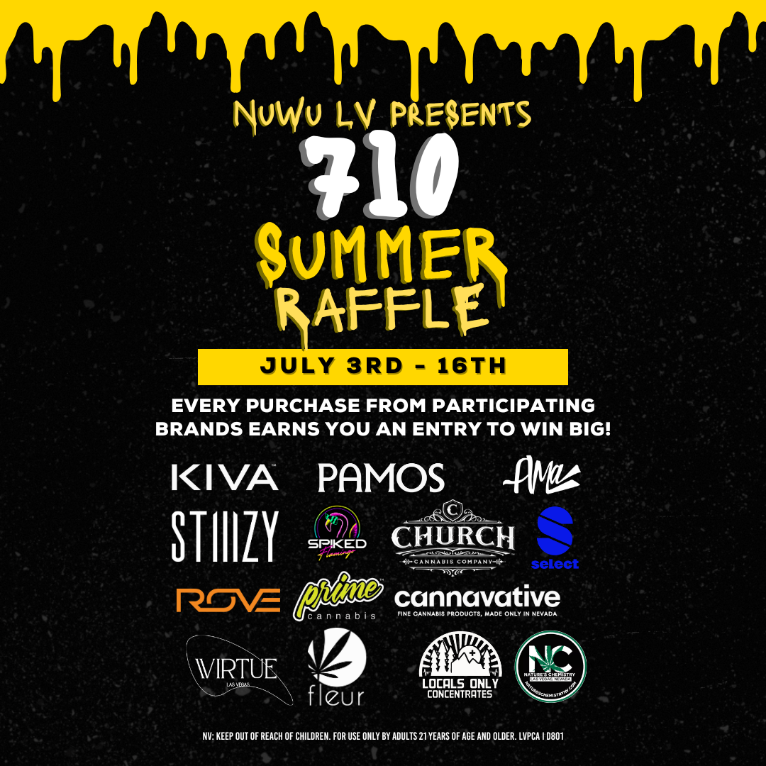 710 Raffle at NuWu: Win Big with Top Cannabis Brands! Live Draw on July ...