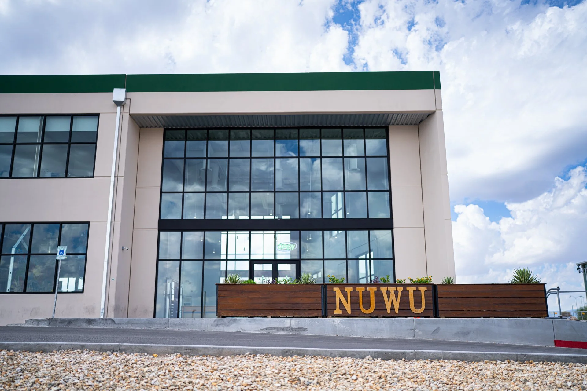 Photo of NuWu Cannabis on 1235 Paiute Circle during a cloudy day