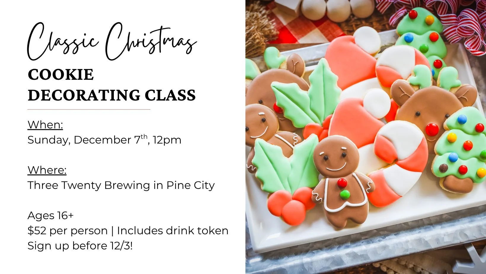 Holiday Cookie Decorating Class