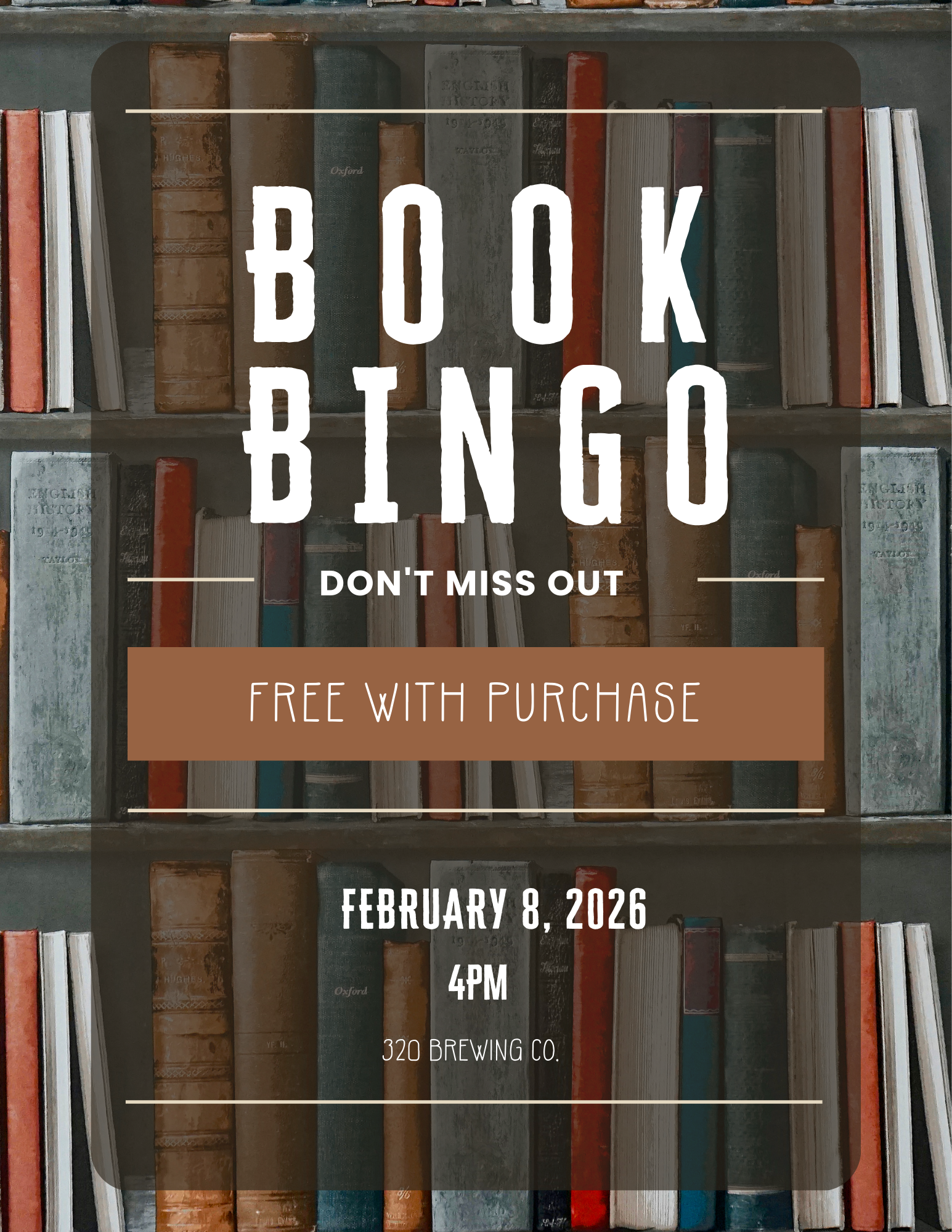 Book BINGO with The Bookstore  