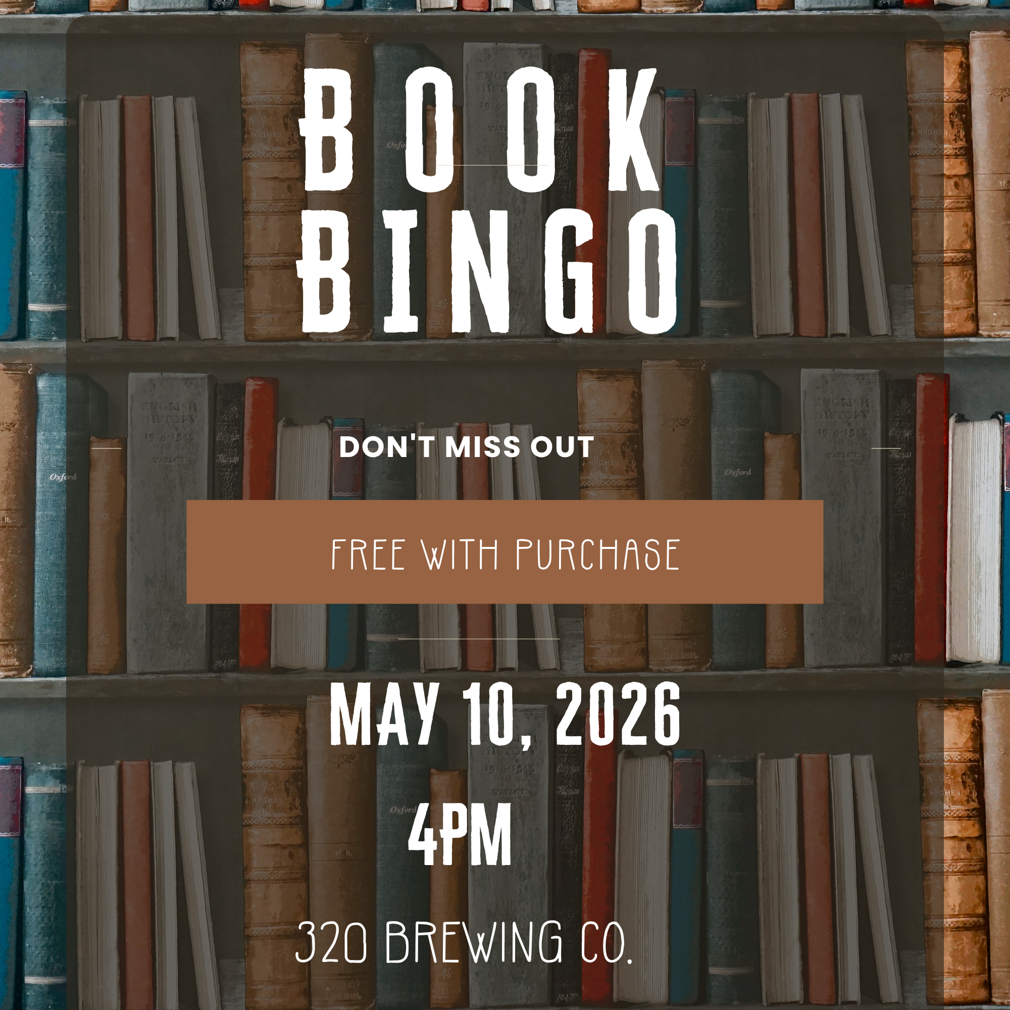 Book BINGO with The Bookstore