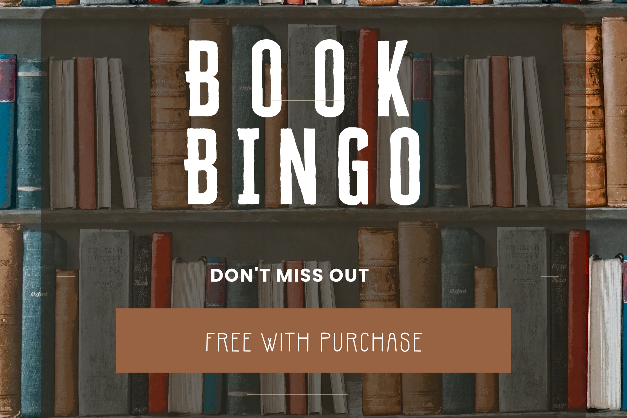 Mother's Day Book BINGO with The Bookstore