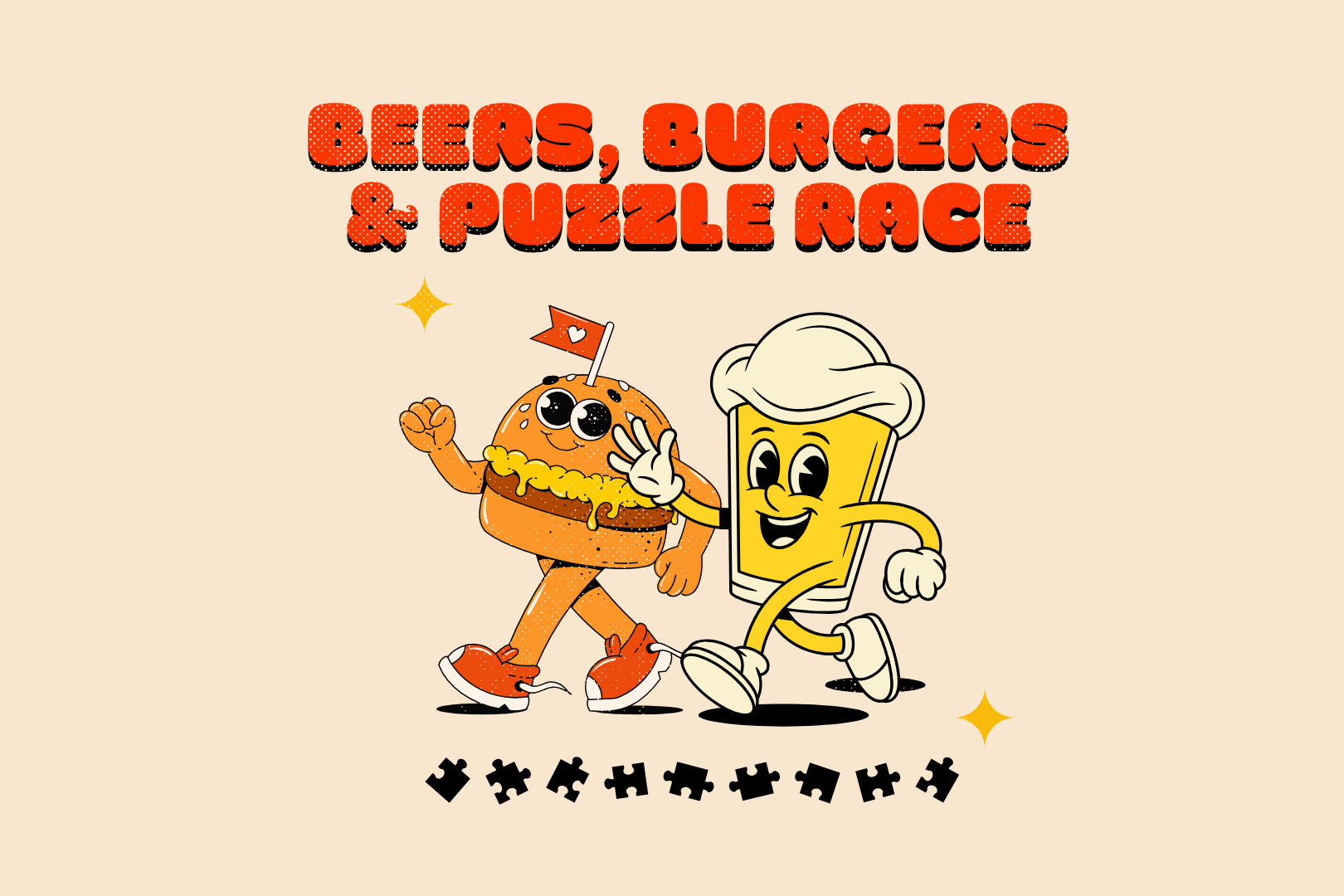 Beer, Burgers and Puzzle Race