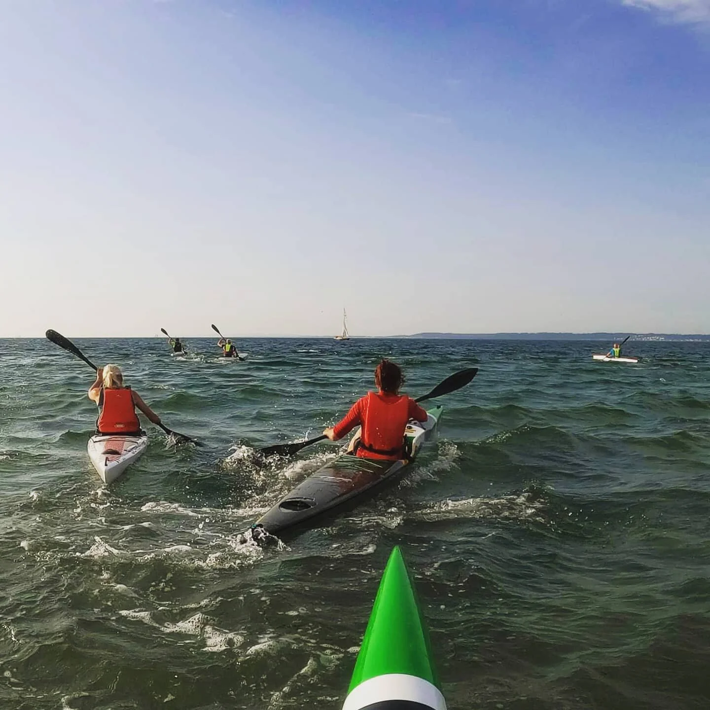 When I am told that I am a great instructor by another instructor I think it is the greatest  compliment I can get 🥂. 
I was given this exact compliment after Thursday's surfski evening. 
I love coaching! 🍦 I can have a sleepless night before I coa