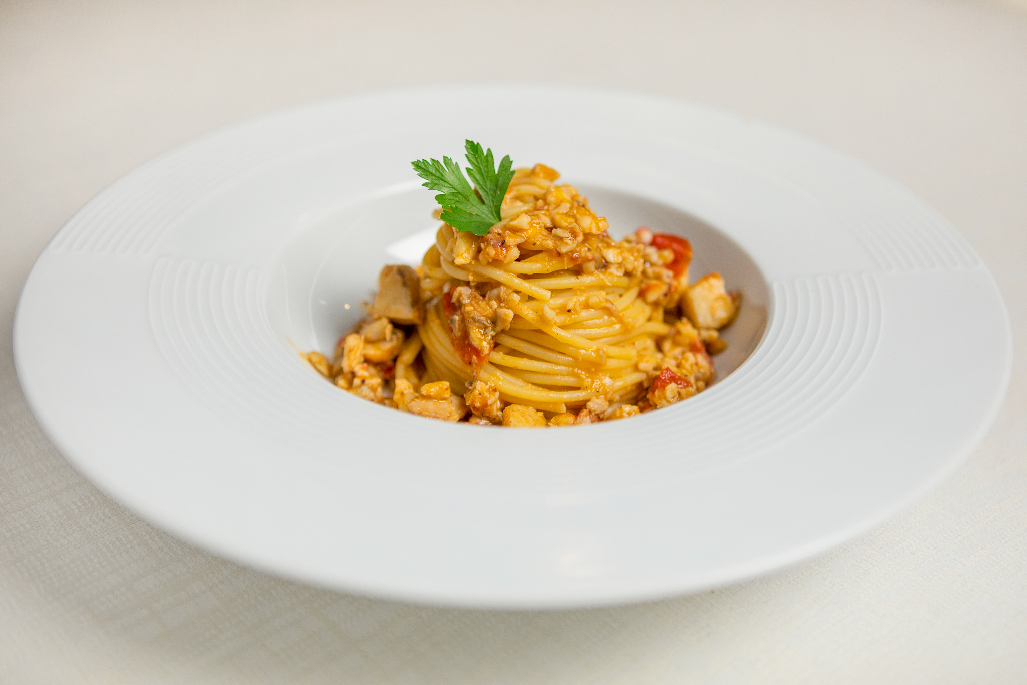 Spaghetti al Ragù di Scorfano e Spigola