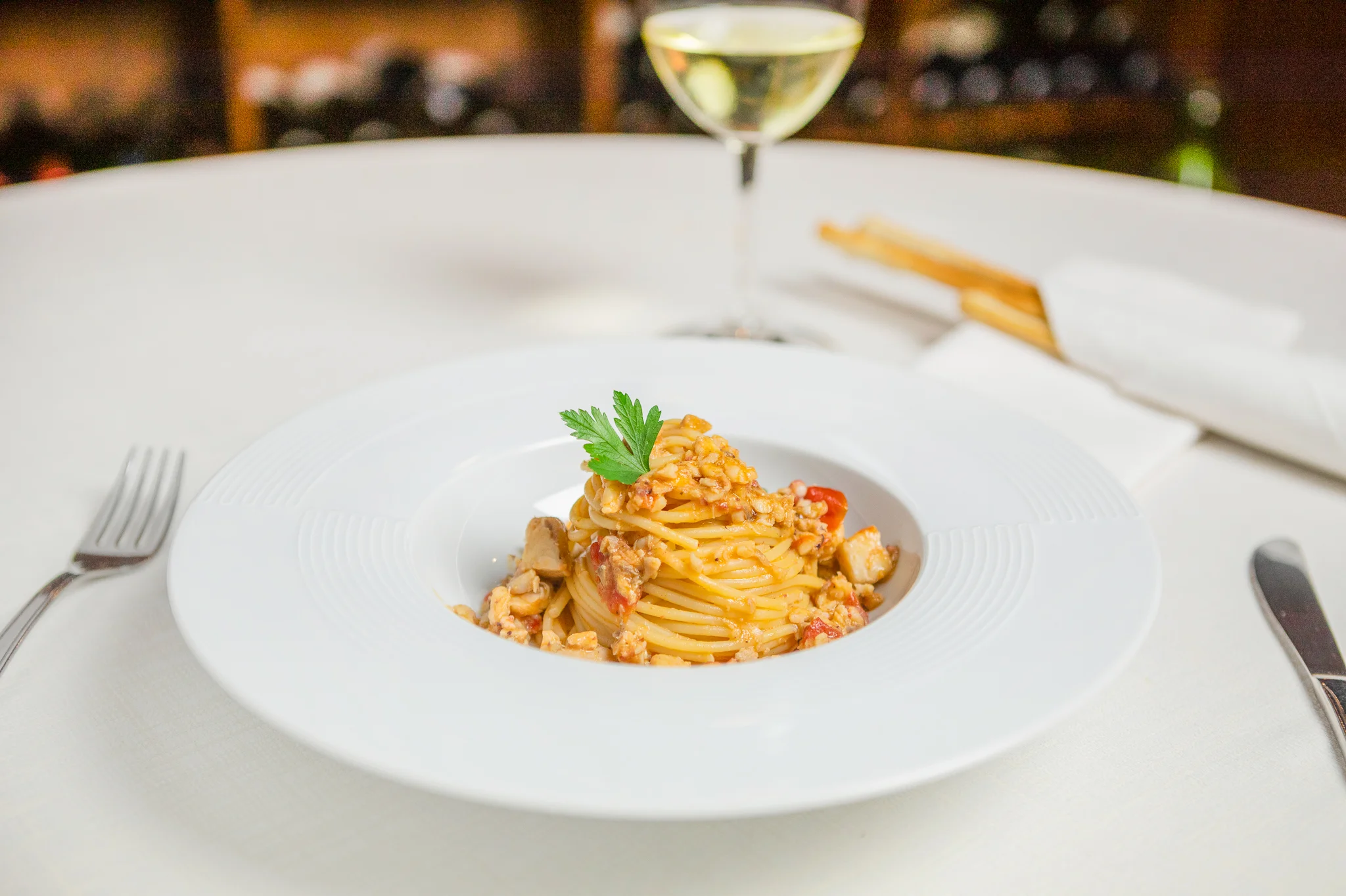 Spaghetti al Ragù di Scorfano e Spigola
