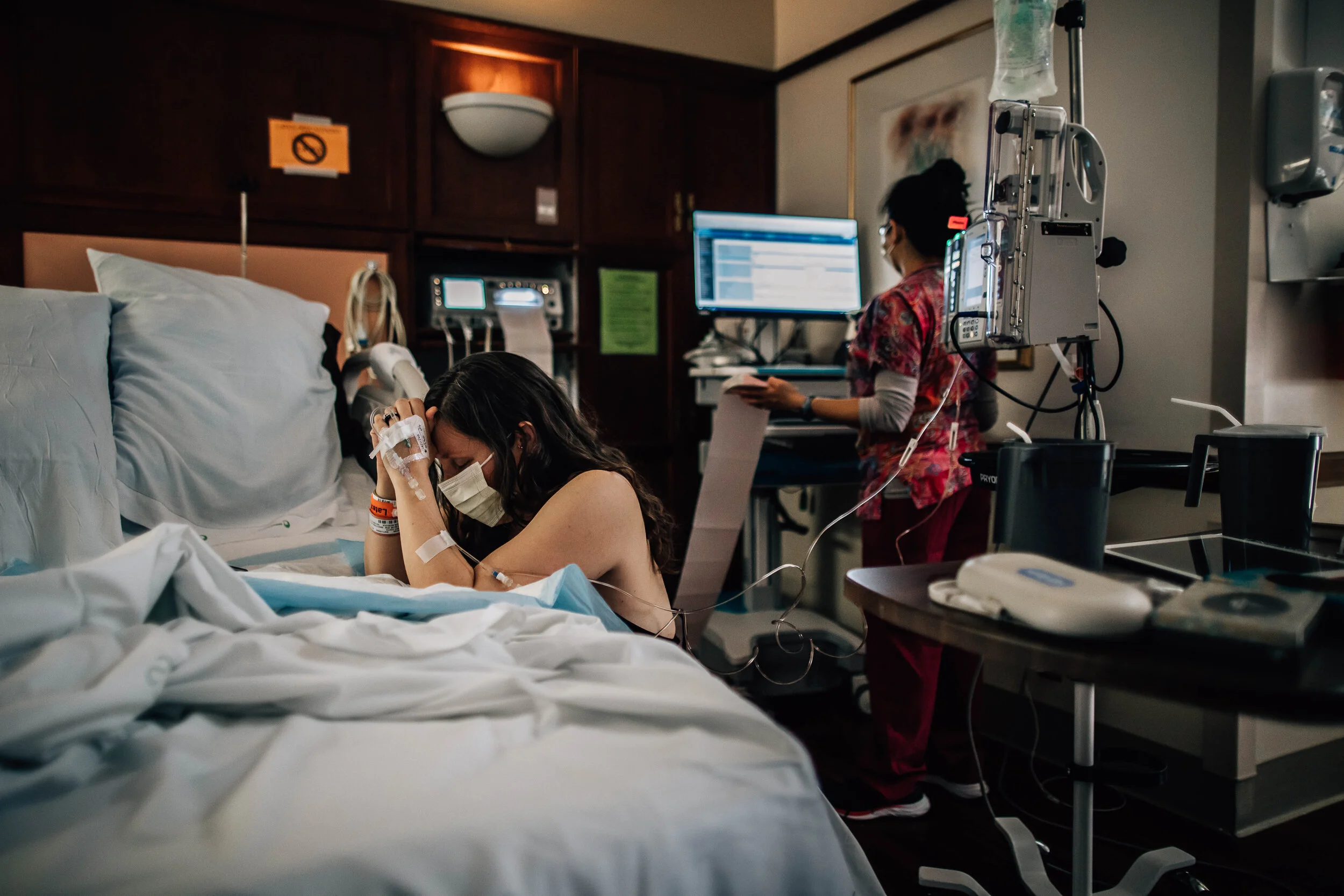 Jacksonville Birth Photographer- A COVID Time Hospital Birth