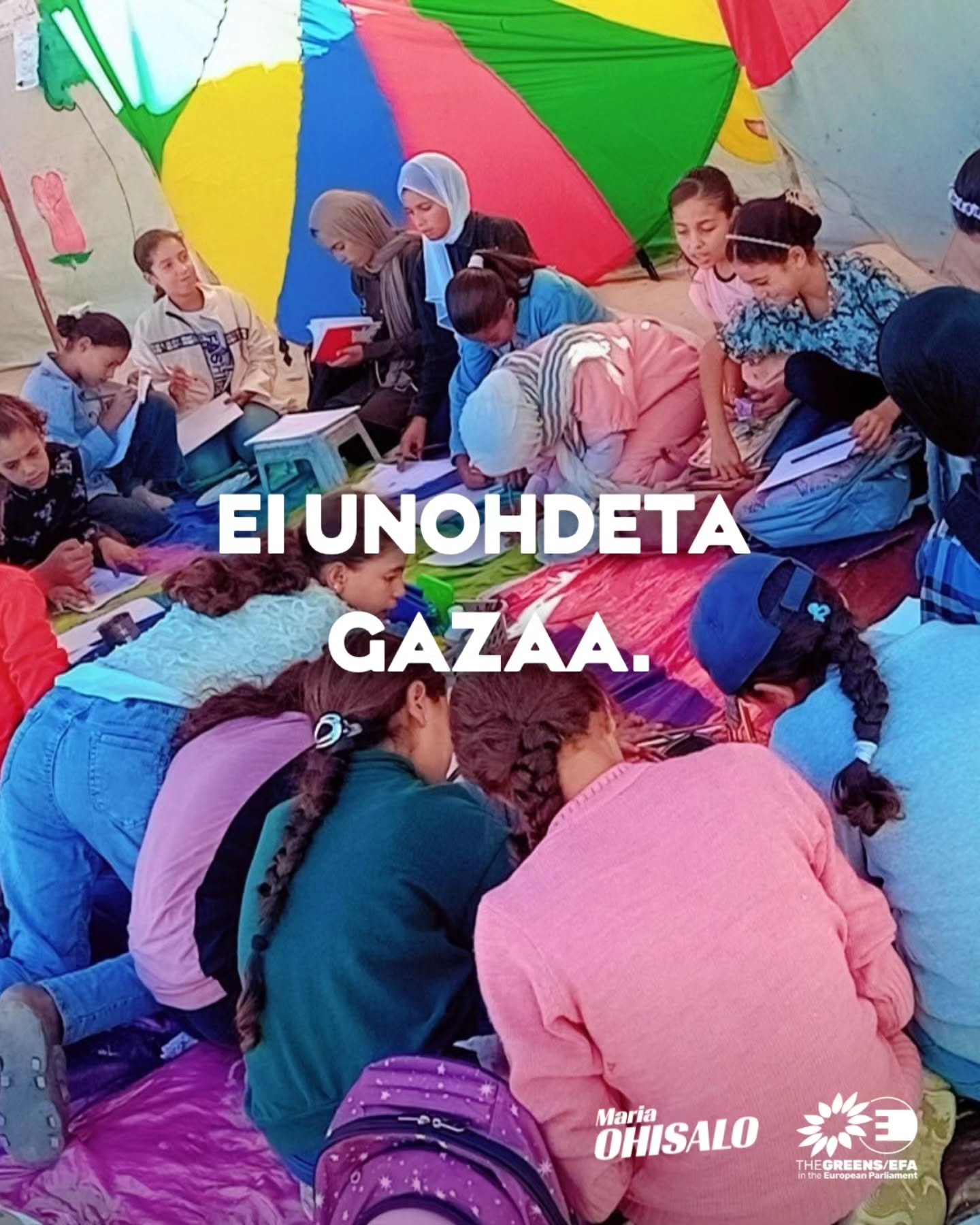 Vaikka maailman katseet ovat k&auml;&auml;ntyneet muualle, tilanne Gazassa on edelleen katastrofaalinen ja ep&auml;inhimillinen. Tapasin @kirkon_ulkomaanapu edustajaa, joka p&auml;ivitti ajankohtaisen tilanteen paikan p&auml;&auml;lt&auml;. Humanit&a