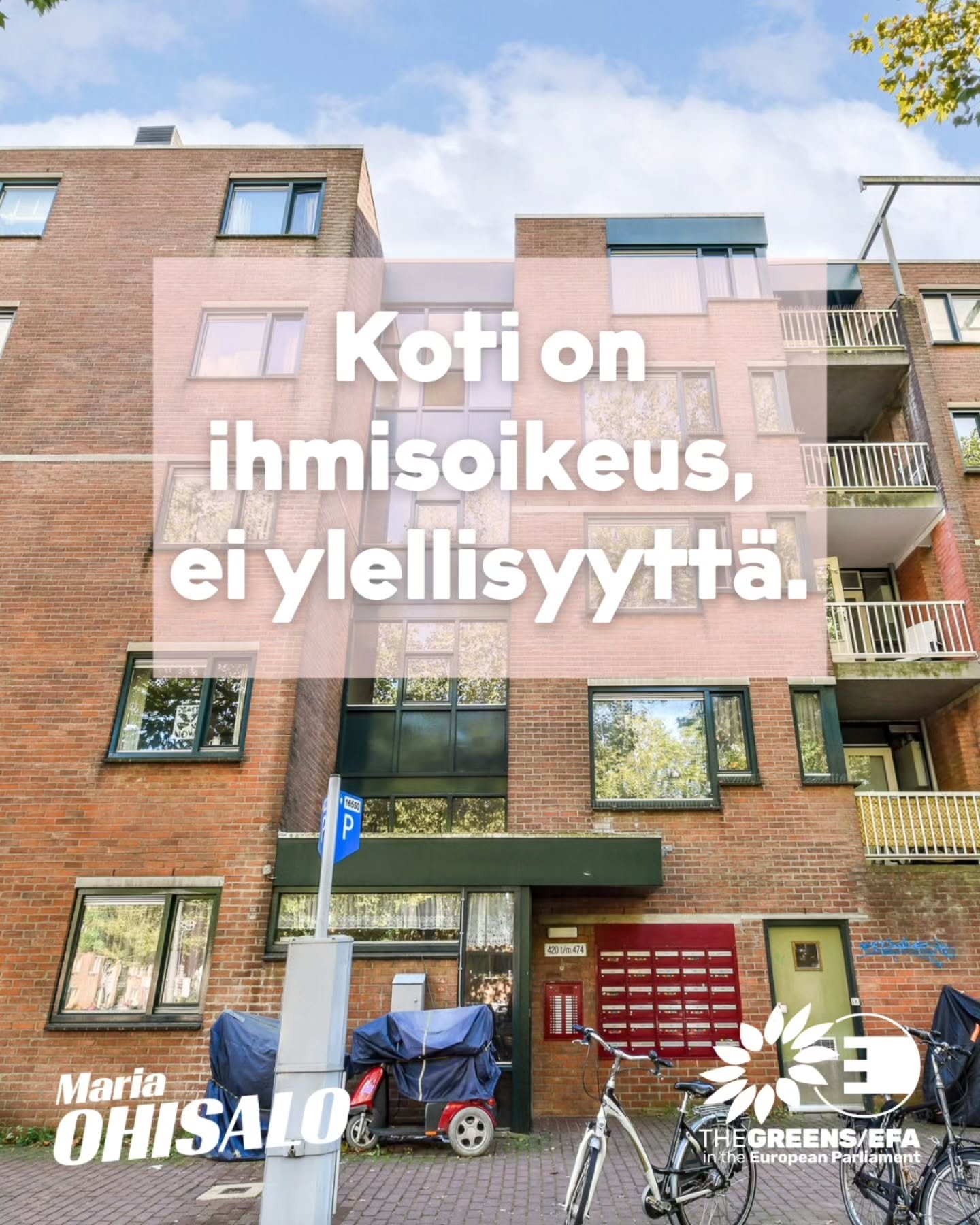 🏡Europarlamentin asuntokriisi&auml; k&auml;sittelev&auml; valiokunta &auml;&auml;nesti raportista, jonka olisi pit&auml;nyt tarjota ratkaisuja asumisen ongelmiin Euroopassa. Raportissa n&auml;kyy kuitenkin vahvasti kokoomuksen euroryhm&auml; EPP:n j