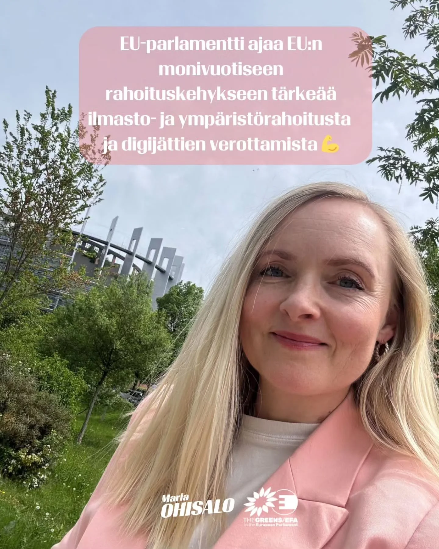 Europarlamentti hyv&auml;ksyi kantansa EU:n monivuotiseen rahoituskehykseen (2028&ndash;2034). Se linjaa parlamentin neuvottelutavoitteet budjetin kokoon, rakenteeseen ja painopisteisiin.

Toimin vihreiden neuvottelijana sek&auml; ymp&auml;rist&ouml;