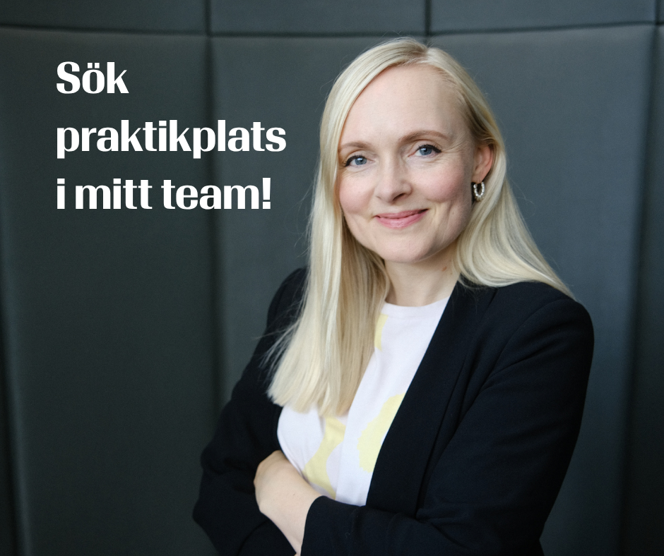 Annons för praktikplats - hösten 2026