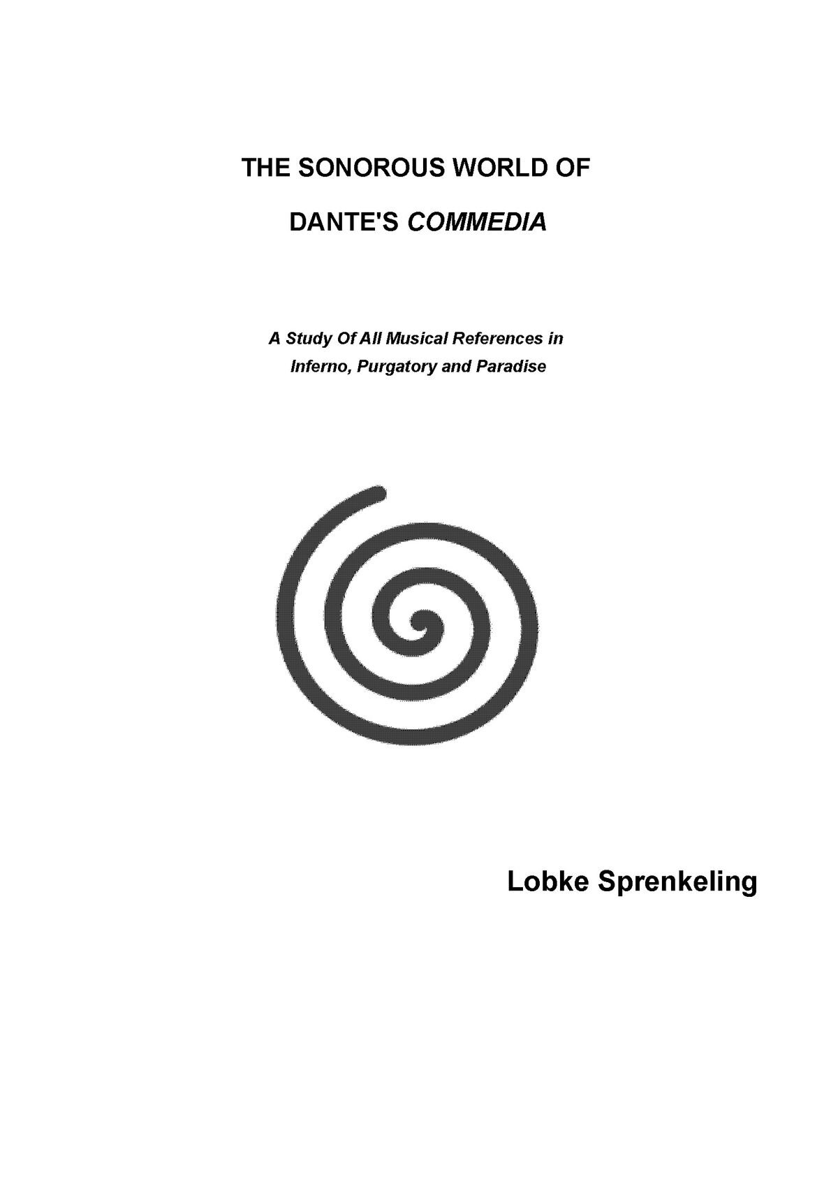 Book "The Sonorous World of Dante's Commedia" (2016) - other eBook formats