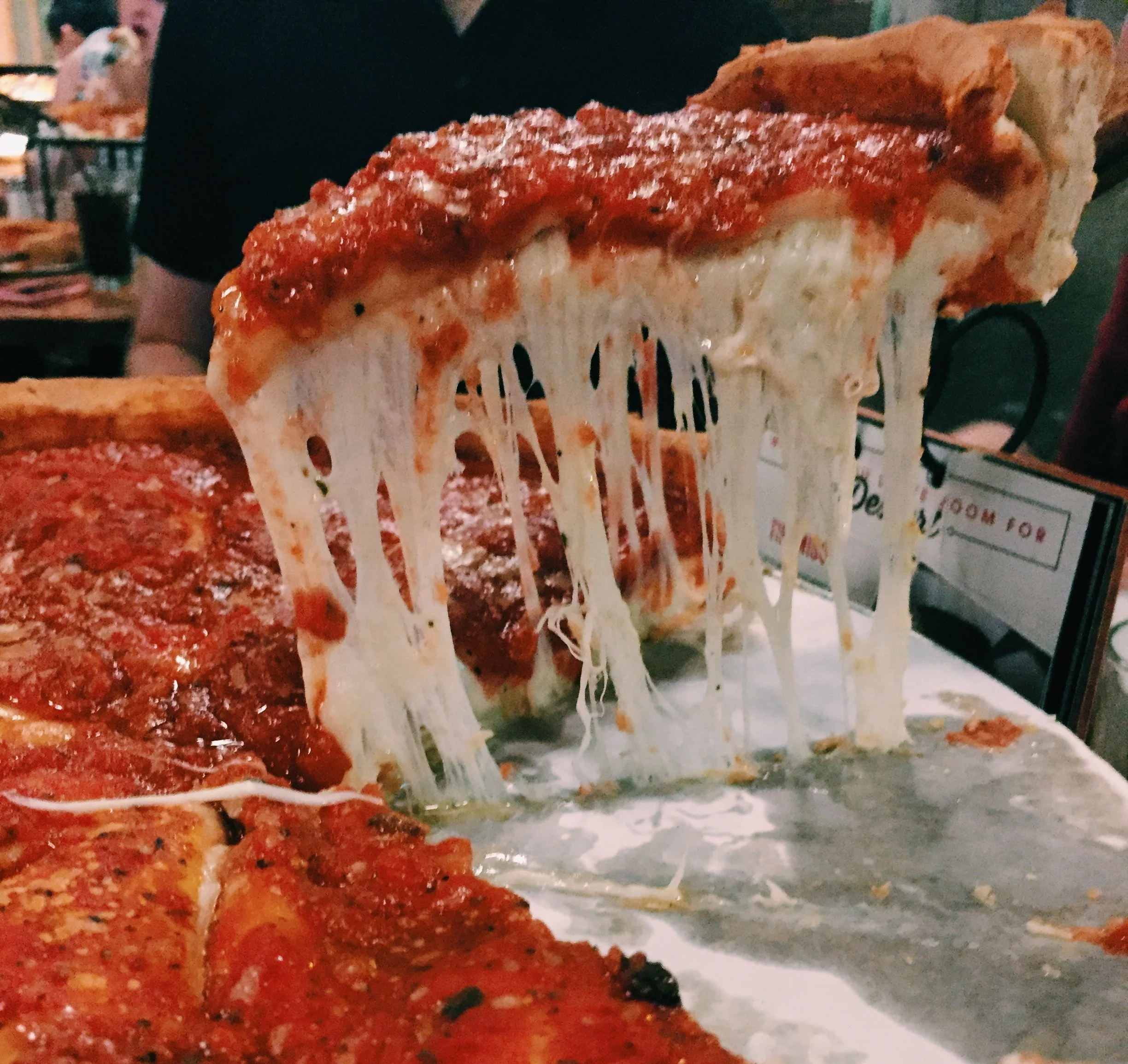 Deep dish pizza- Giordano’s