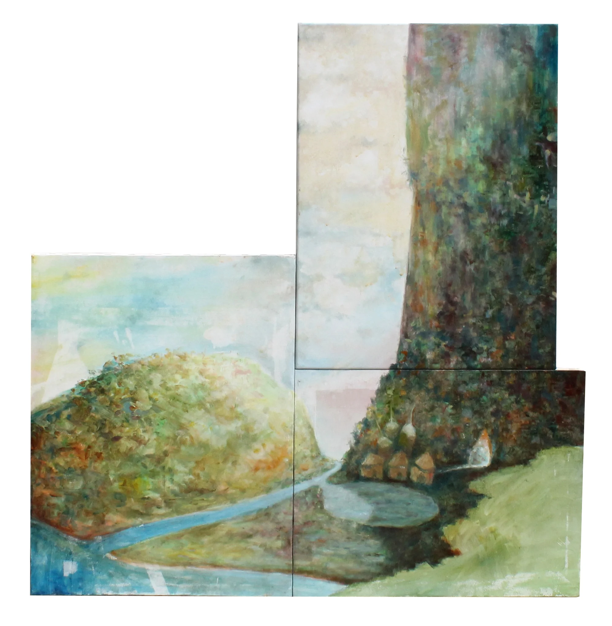Sacred Tree Dwellers oil on canvases. 2013