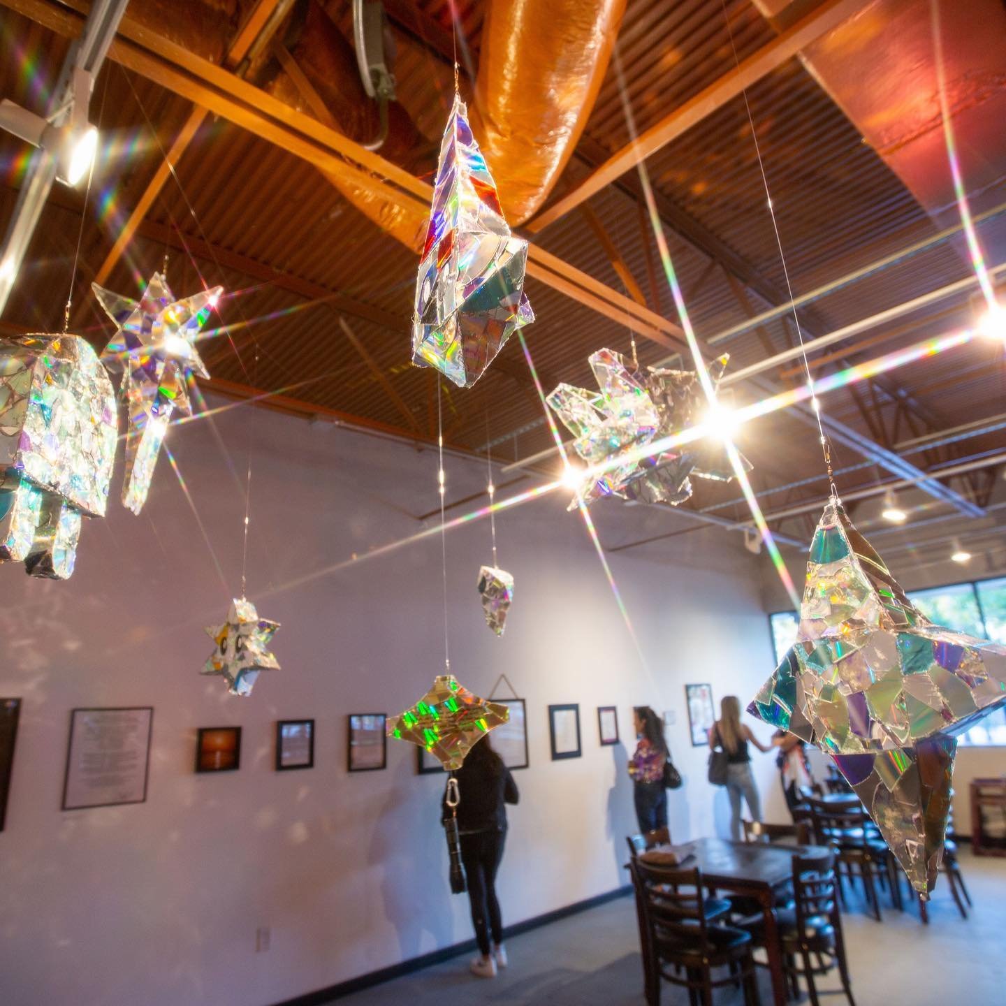   Kaleidoscope Fairies  (site-specific installation, group exhibition, co-curation) Memento Mori / Memento Vivere, Gingers Bar &amp; Restaurant, Oakland Park, FL, 2022 