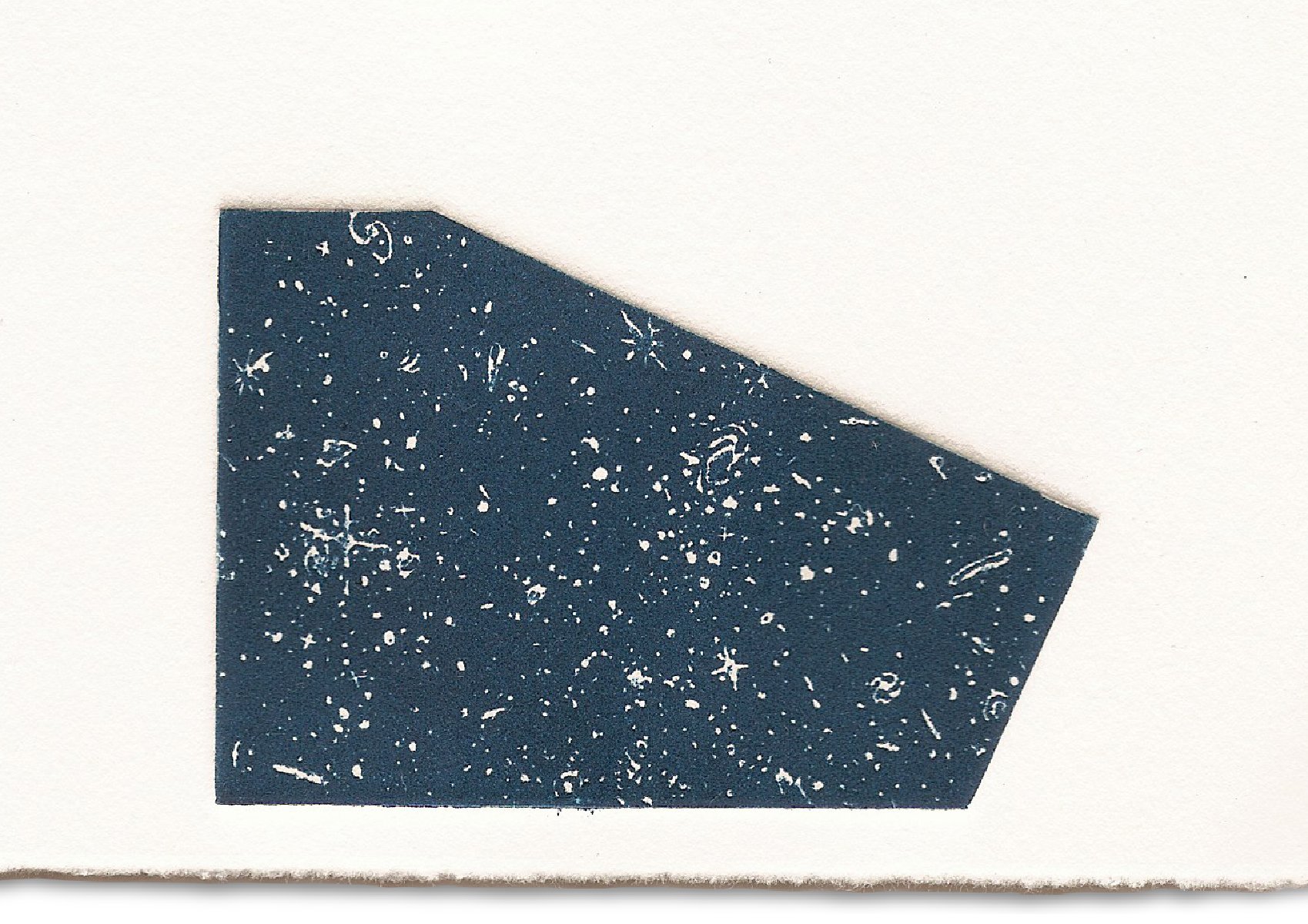   Outer Space  line etching on paper. 2009 
