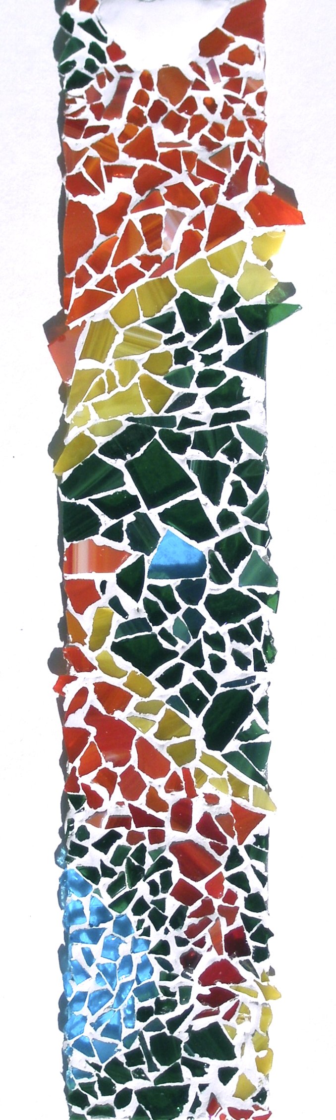   Light Catcher 2  glass mosaic on glass. 2010 