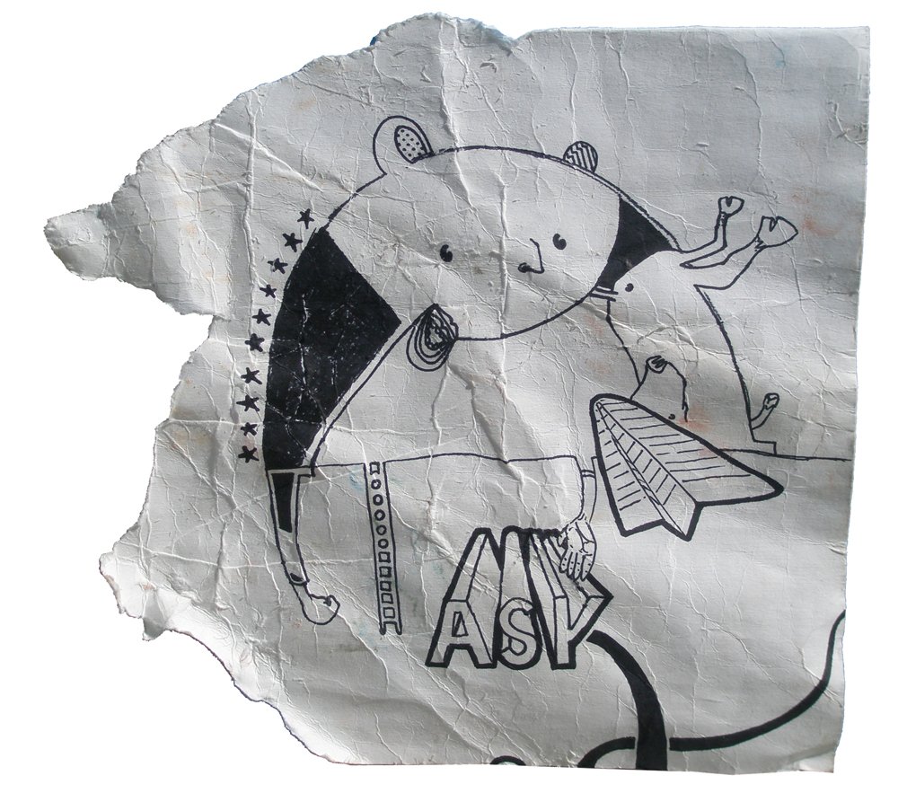   Ask  ink on paper. 2009 