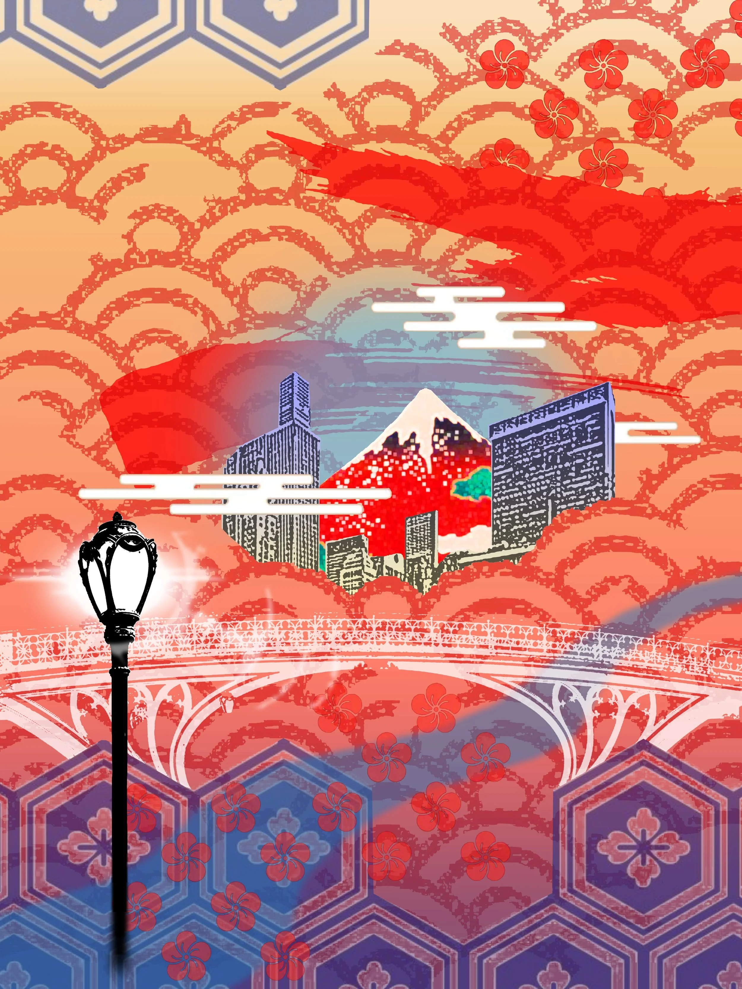   Japan Day  2020  study for poster 