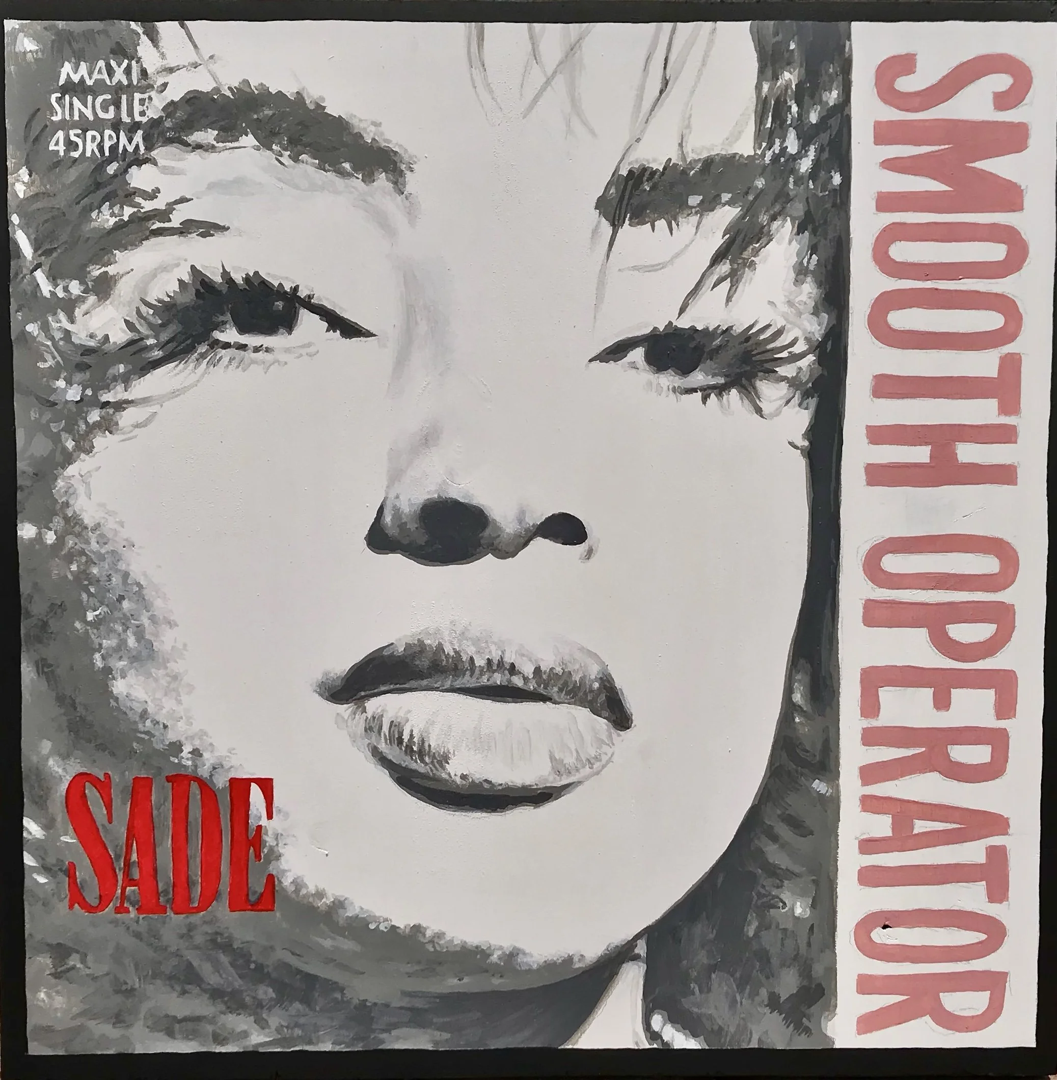 Sade acrylic on wood. 2018