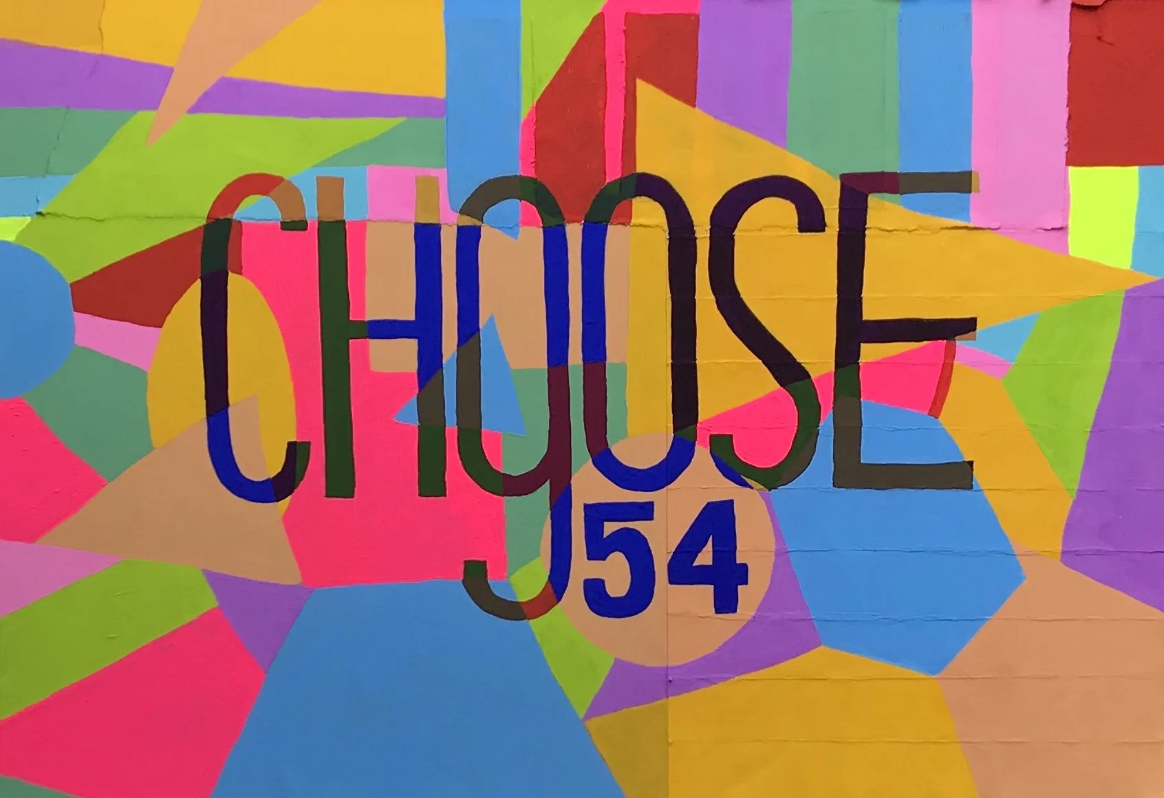 Choose 954 gouache on paper. 2019 logo design for Choose 954