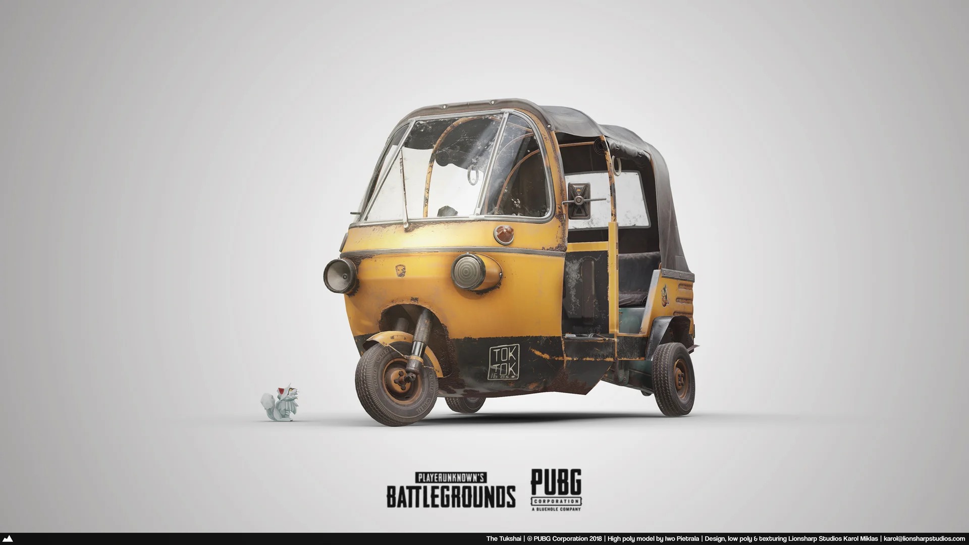 The Tukshai 3-wheeler that can be found in ‘Sanhok’ environment