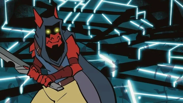 Meet GRINDELL, the hardest hitting warrior on the team! Trained in the natural mystic arts, he prefers to settle things with his great sword! CYBER HEX launches on Kickstarter April 1st!! #tcg #comics