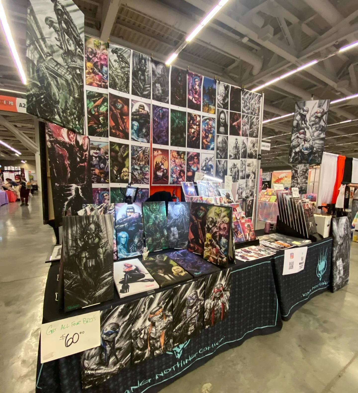 Cleveland fan expo booth PA02 between the 200 and 300 signs!! #fanexpo #fanexpocleveland #fanexpocleveland2026