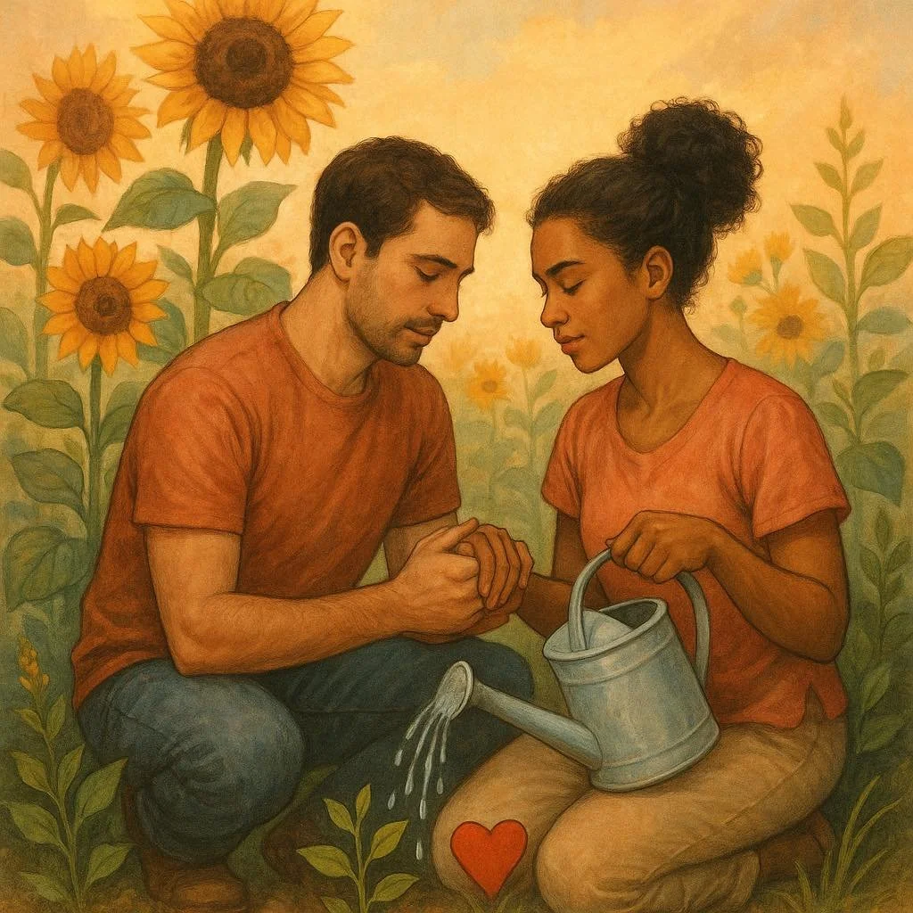 🌻 August Marriage Reminder 🌻
August marks the last stretch of summer—a season of growth, warmth, and reflection. Just like the season, marriages need intentional tending.
This month, let’s pause and water the garden of our marriage. ?