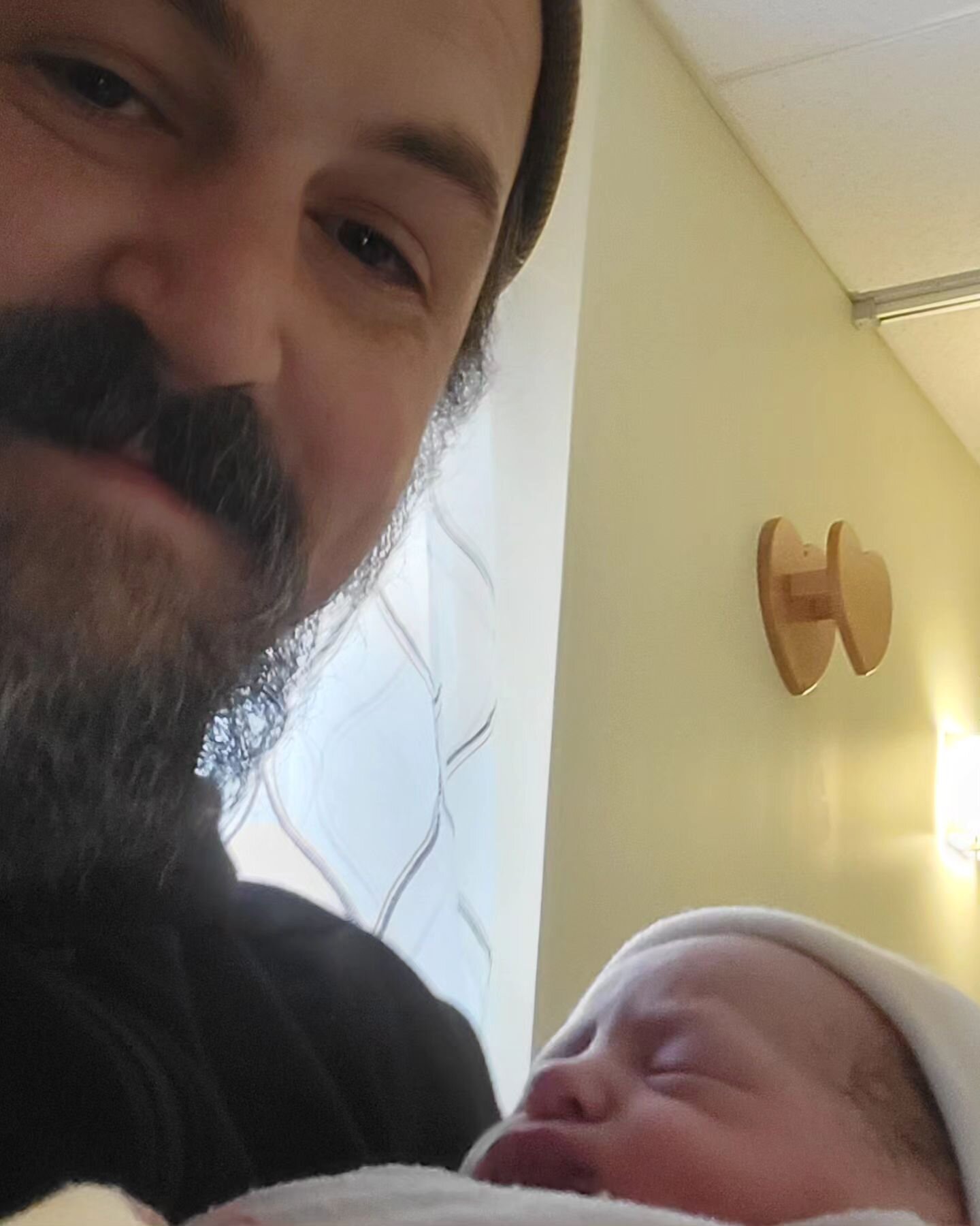 I met my son Ronan this morning.  Pretty rad. Sarah once again confirmed she is a bad ass.