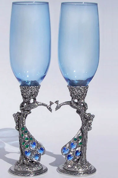 Peacock Heart Flutes