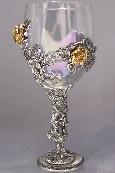 Rose Vine Glass