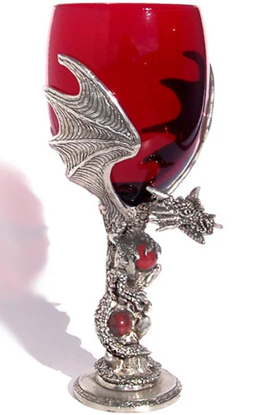 Passion Red Dragon Glass