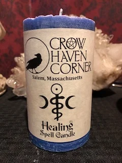 Crow Haven Corner Healing Spell Candle Large Pillar