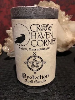 Crow Haven Corner Protection Candle Large Pillar