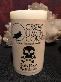 Crow Haven Corner Buh Bye Candle Large Pillar