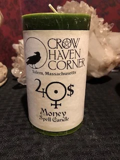 Crow Haven Corner Money Candle Large Pillar