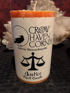 Crow Haven Corner Justice Candle Large Pillar